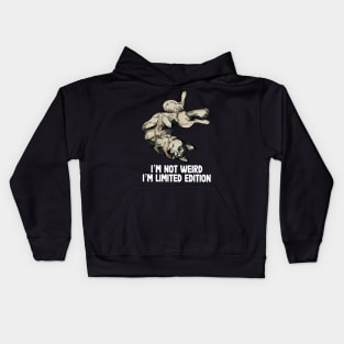 I'm not weird Siberian Husky Kids Hoodie